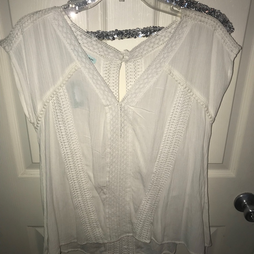 BNWT white lace top!